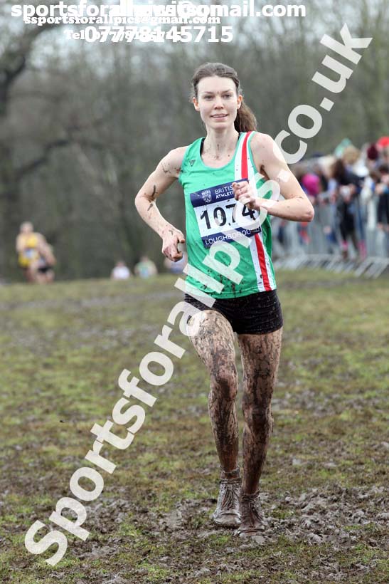 Senior womens 2018 British Inter Counties Cross Country Champs., Prestwold Hall, Loughborough. Photo: David T. Hewitson/Sports for All Pics